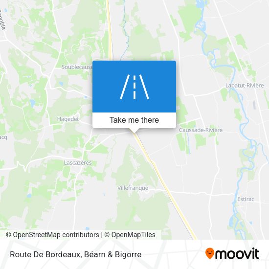 Route De Bordeaux map