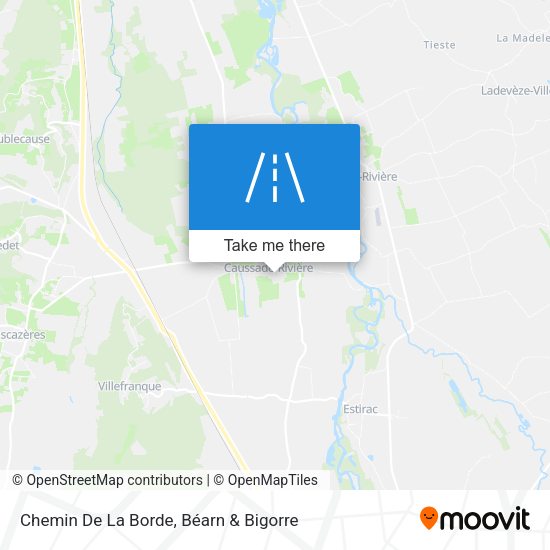 Chemin De La Borde map