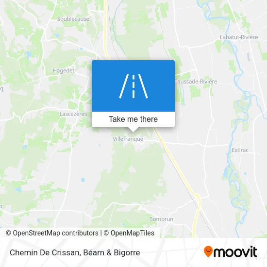 Chemin De Crissan map