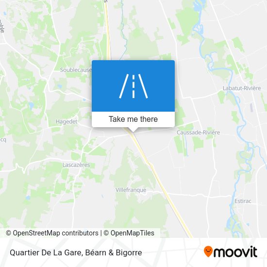 Quartier De La Gare map
