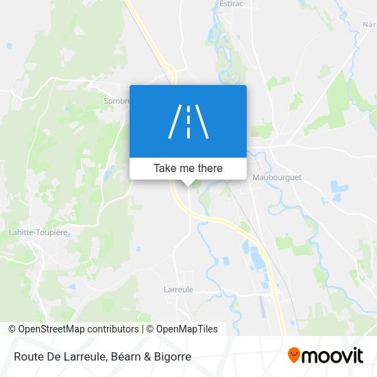 Route De Larreule map
