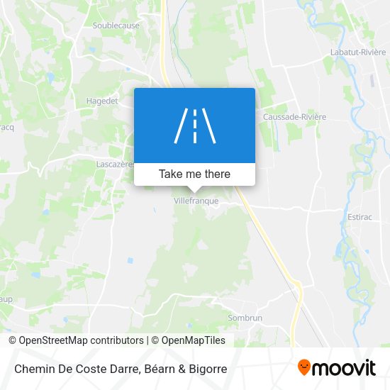 Chemin De Coste Darre map