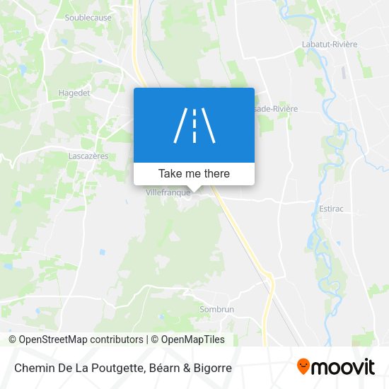 Chemin De La Poutgette map