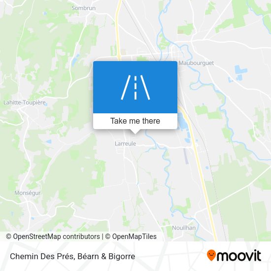 Chemin Des Prés map