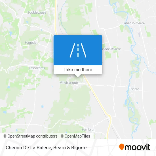 Chemin De La Balène map