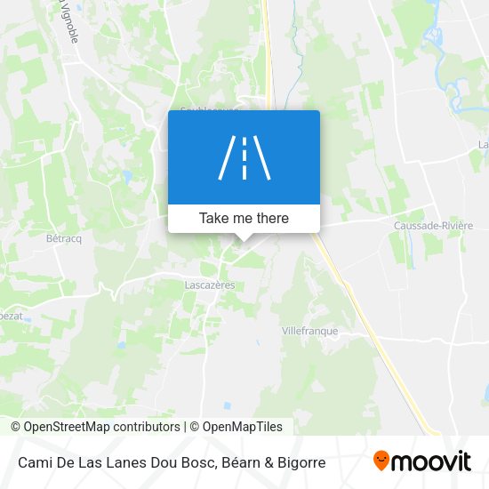 Cami De Las Lanes Dou Bosc map