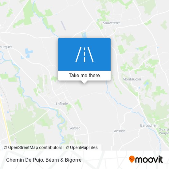 Chemin De Pujo map