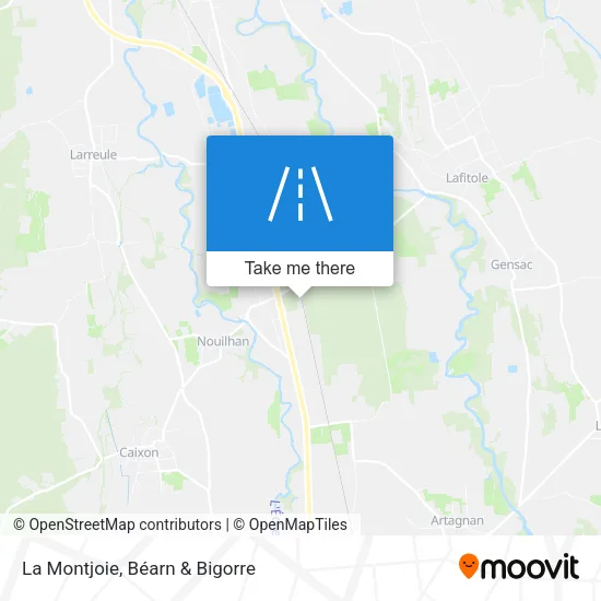 La Montjoie map