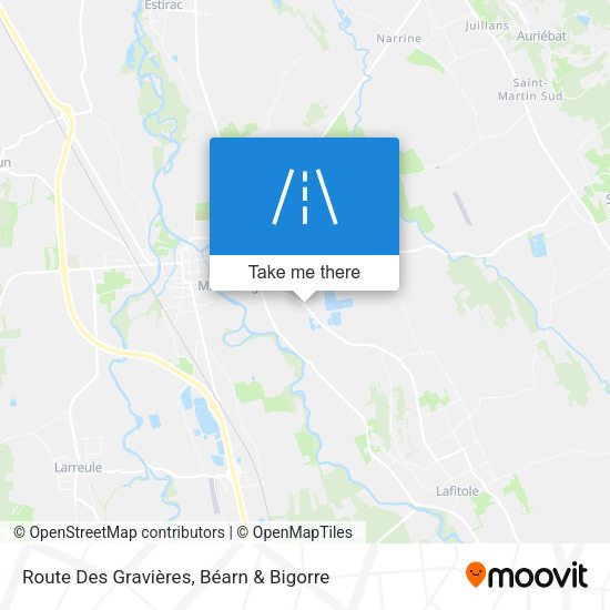 Route Des Gravières map