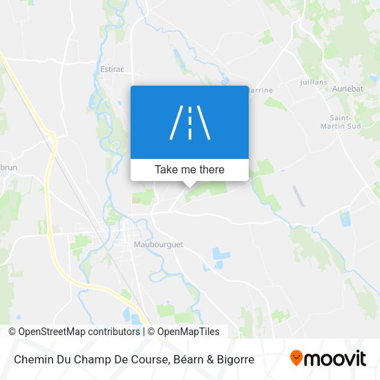 Chemin Du Champ De Course map