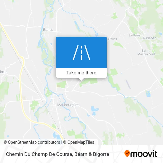 Chemin Du Champ De Course map