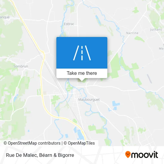 Rue De Malec map