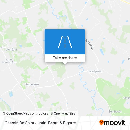 Chemin De Saint-Justin map