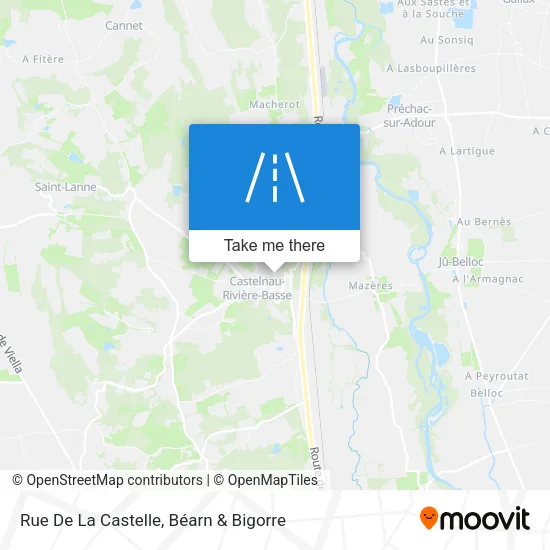 Rue De La Castelle map