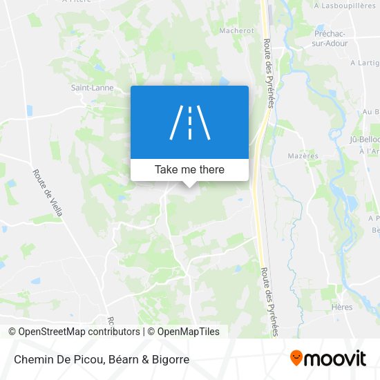 Chemin De Picou map