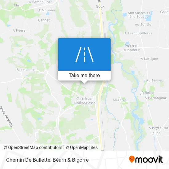 Chemin De Ballette map