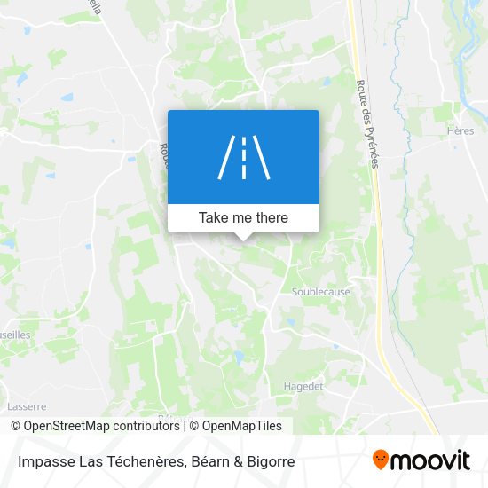Impasse Las Téchenères map
