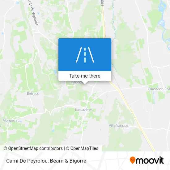 Cami De Peyrolou map