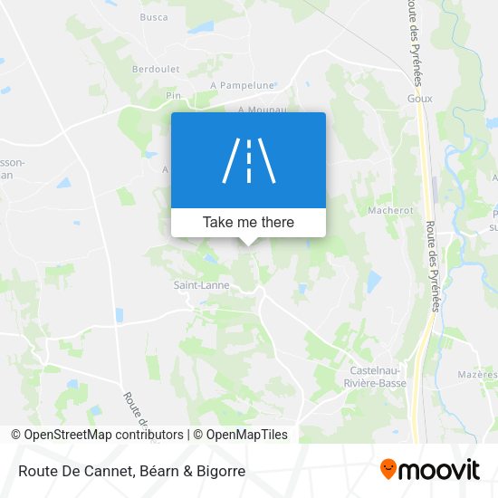 Route De Cannet map