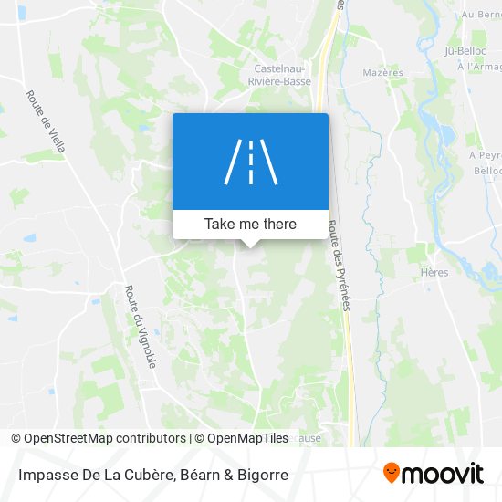 Impasse De La Cubère map
