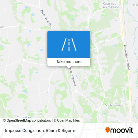 Impasse Congalinon map