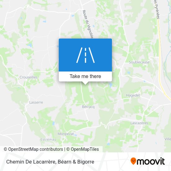 Chemin De Lacarrère map