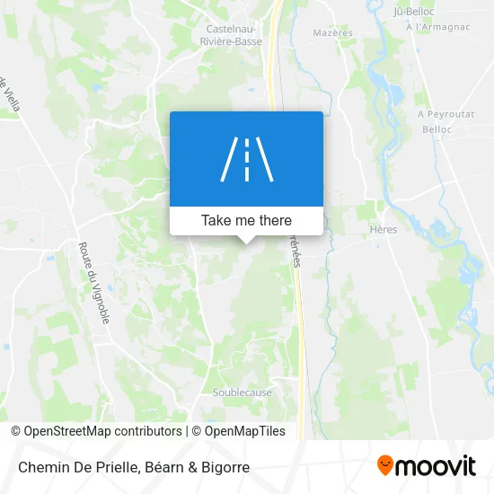 Chemin De Prielle map