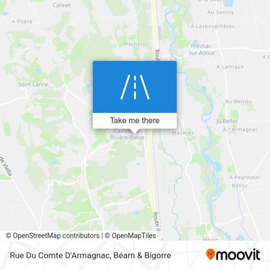 Rue Du Comte D'Armagnac map