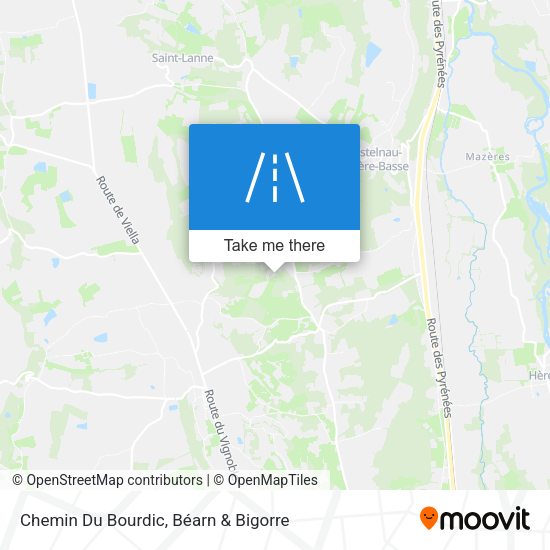 Chemin Du Bourdic map