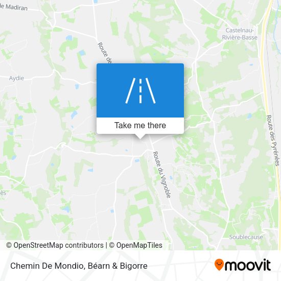 Chemin De Mondio map