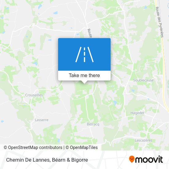 Chemin De Lannes map