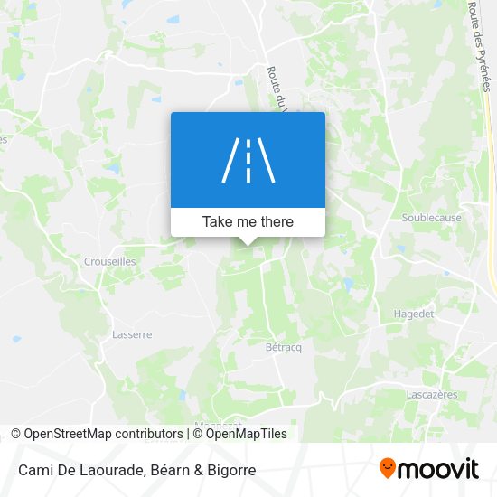 Cami De Laourade map