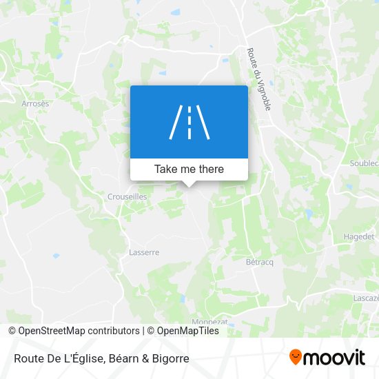 Route De L'Église map