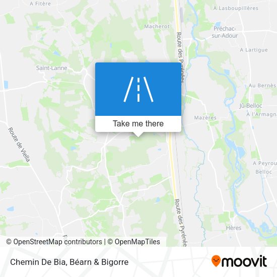 Chemin De Bia map