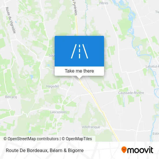 Route De Bordeaux map