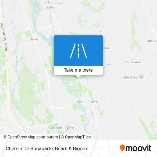 Chemin De Bonaparte map