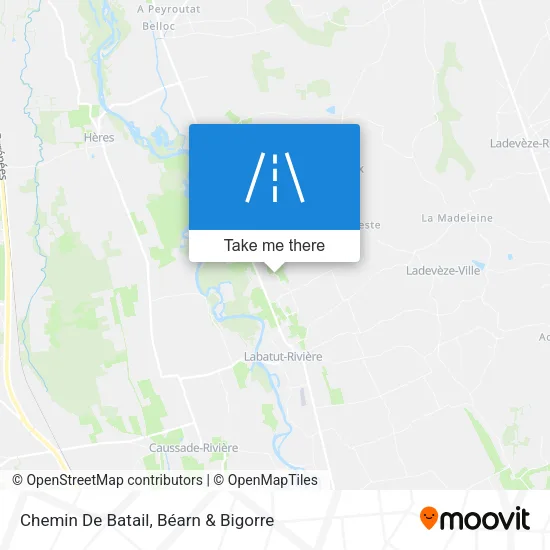 Chemin De Batail map