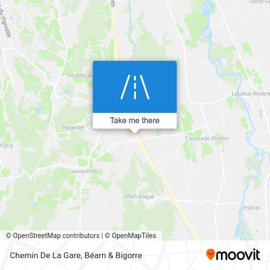 Chemin De La Gare map