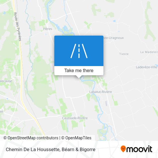 Chemin De La Houssette map