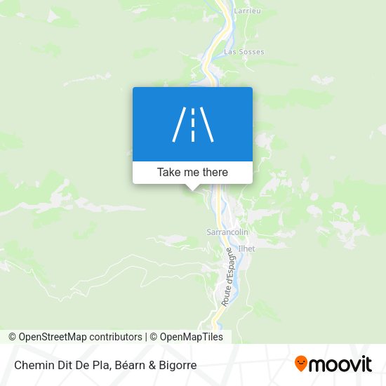 Chemin Dit De Pla map