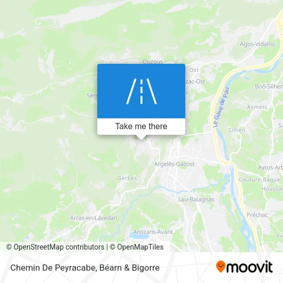 Chemin De Peyracabe map