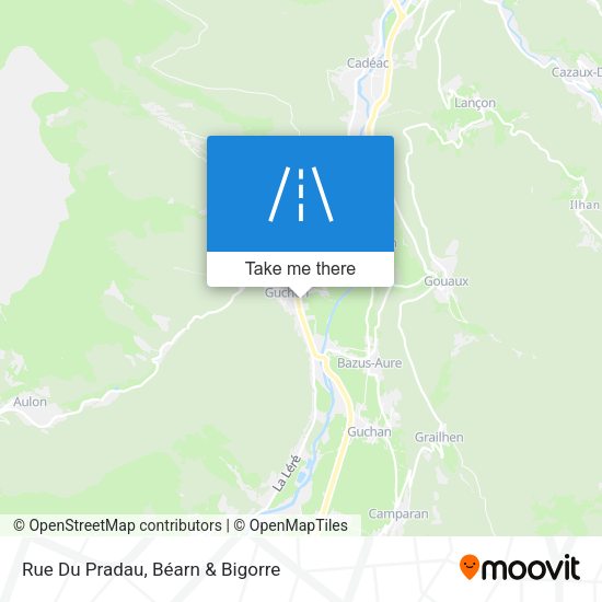 Rue Du Pradau map