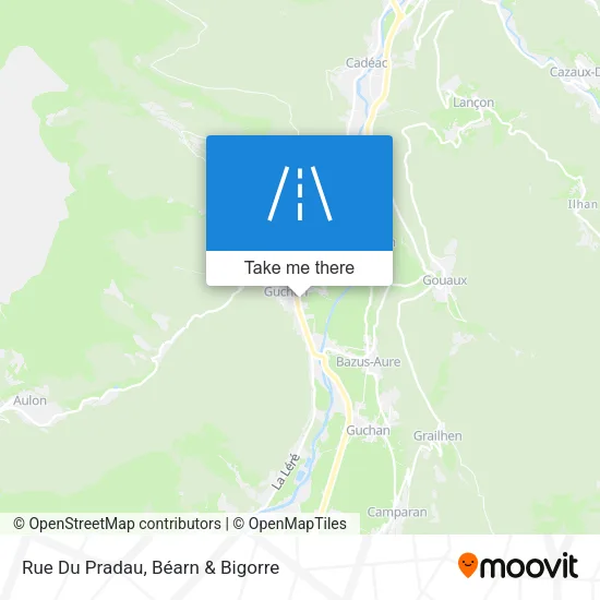 Rue Du Pradau map
