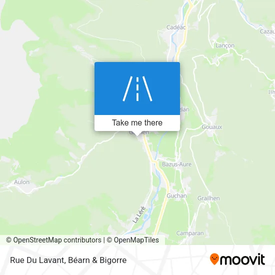 Rue Du Lavant map