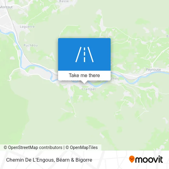 Chemin De L'Engous map