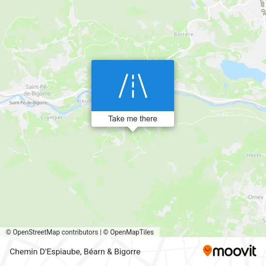 Chemin D'Espiaube map