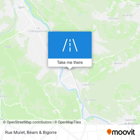 Rue Muret map