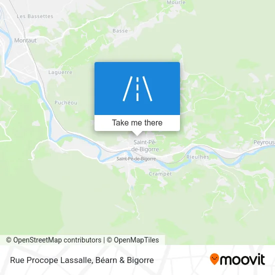Rue Procope Lassalle map