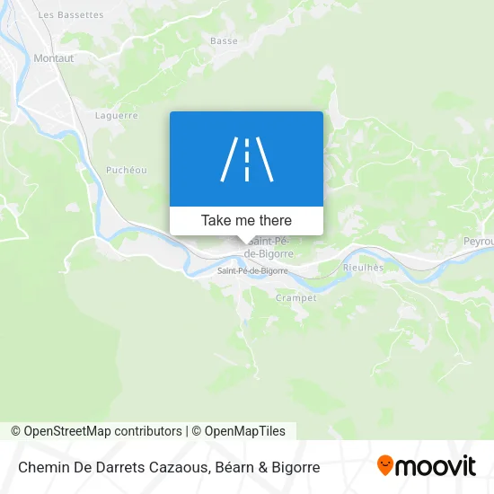 Chemin De Darrets Cazaous map