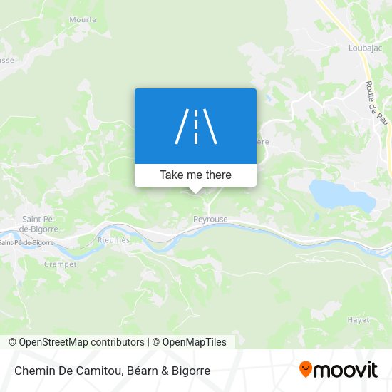 Chemin De Camitou map